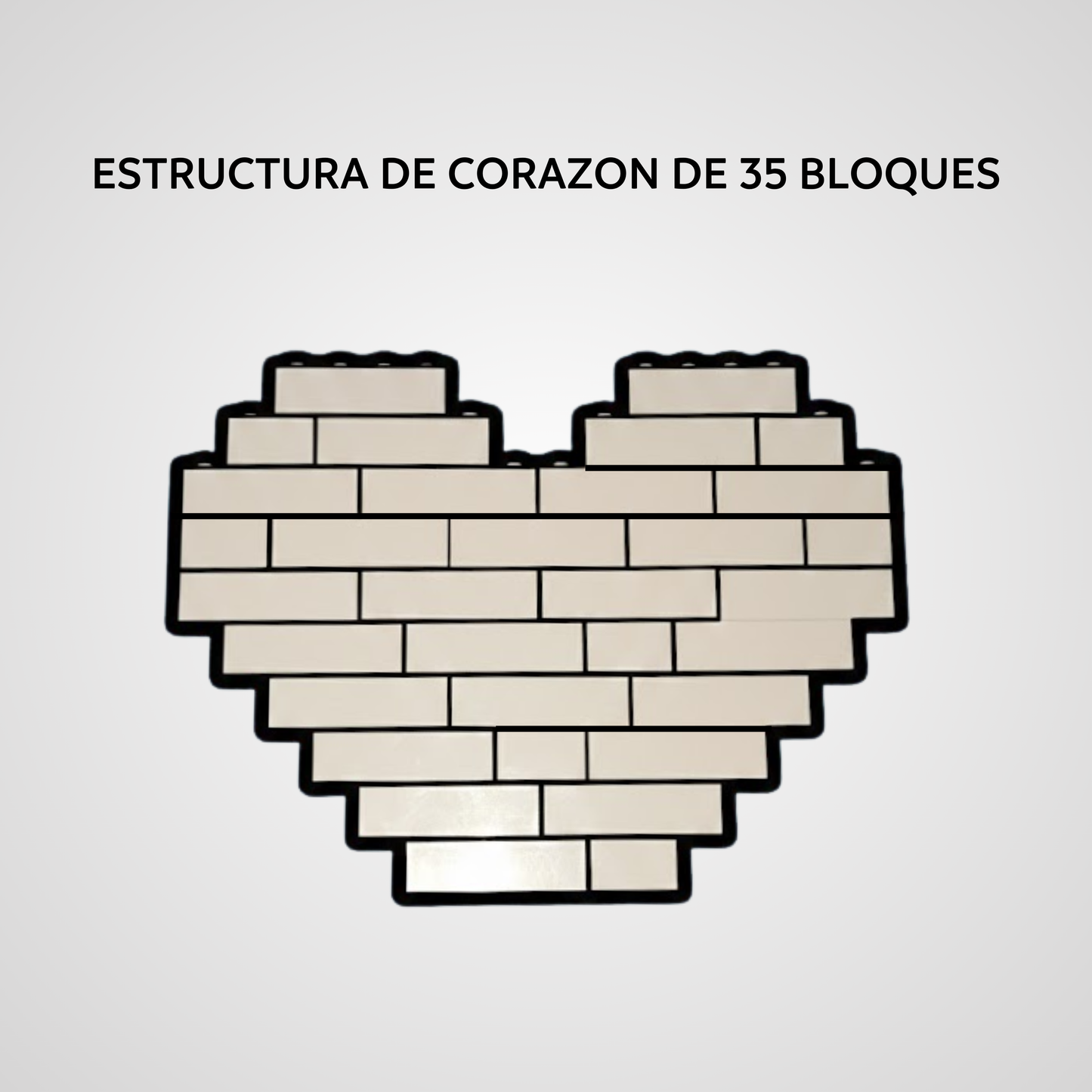 Bloque Personalizado Corazón Foto Total