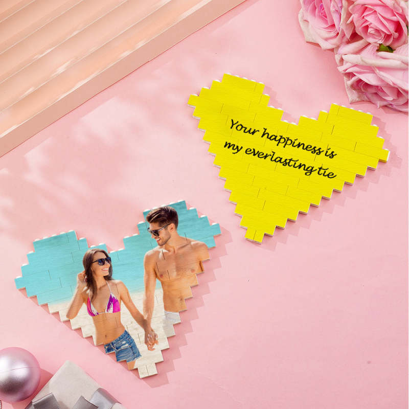 Bloque Personalizado Corazón Foto Total