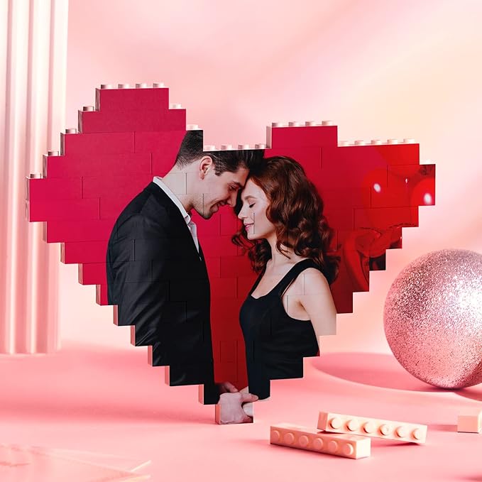 Bloque Personalizado Corazón Foto Total