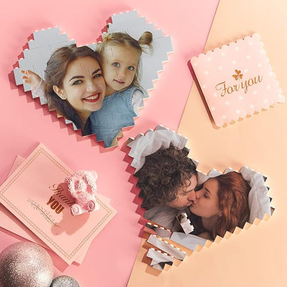 Bloque Personalizado Corazón Foto Total