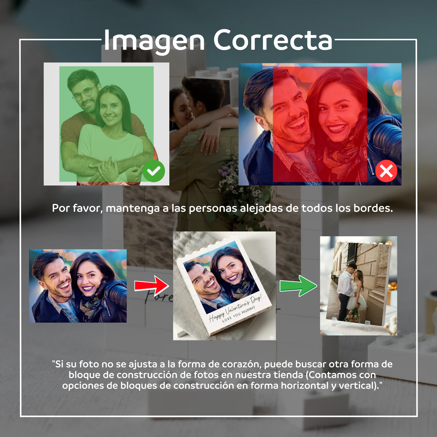 Bloque Personalizado Foto Total