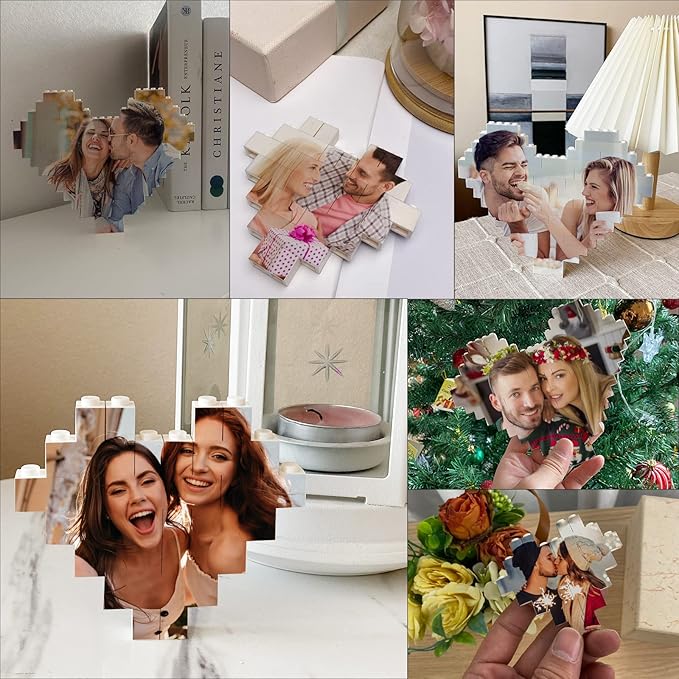 Bloque Personalizado Corazón Foto Total