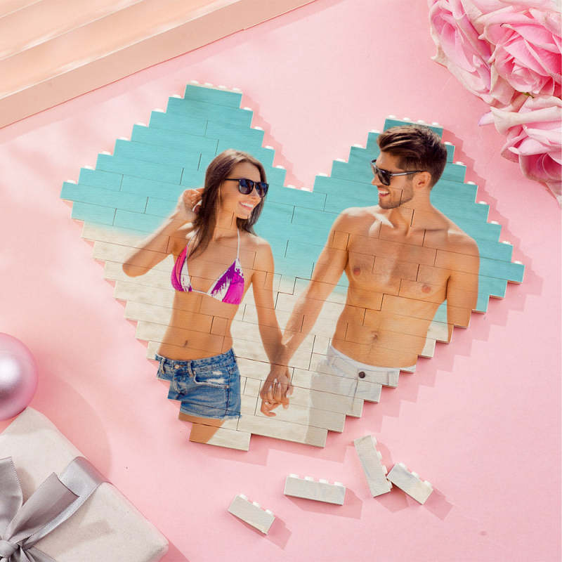 Bloque Personalizado Corazón Foto Total