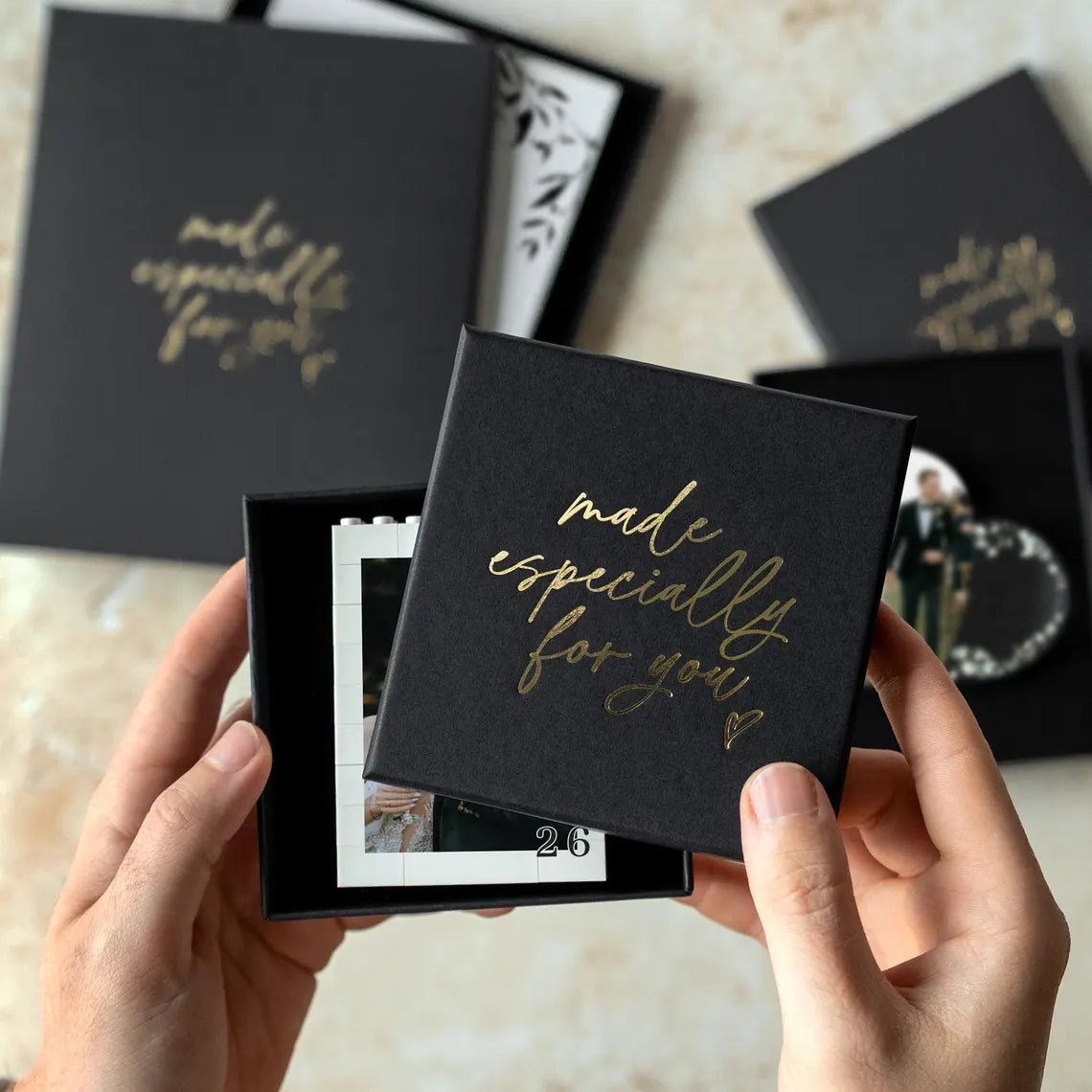 Regalo Set de Bloques Personalizado con foto, recuerdo romántico, recuerdo de  personalizados, regalo de San Valentín